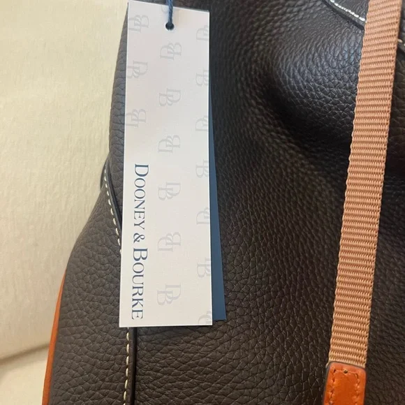 🔥 NWT Dooney & Bourke Bag | NWT Red and Tan Leather Tote - Picture 9 of 12